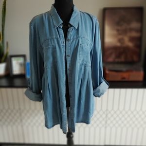 Blue Jean button up shirt